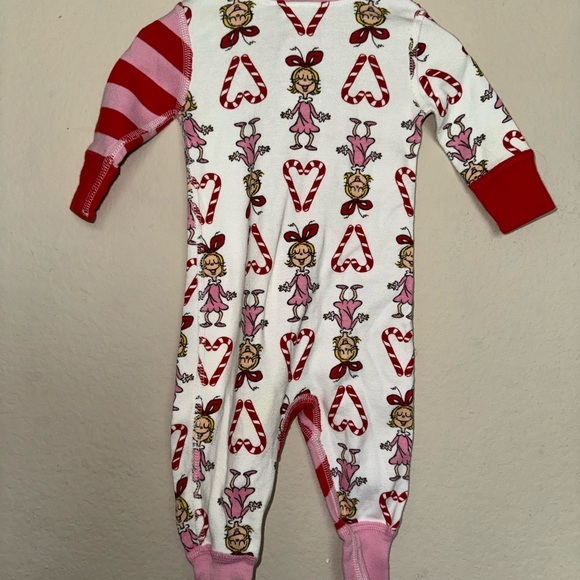 Hanna Andersson 0-3 months Dr. Seuss Grinch Baby Zip Sleeper - Picture 5 of 5